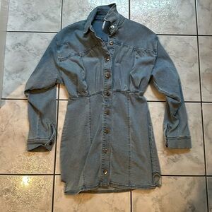 Free People Amber Denim Dress